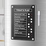 NiHome Chore Chart with Sliders,Magnetic to Do List Planning Board w/Stand