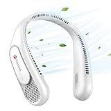 Hotsales Neck Fan, Hands Free Bladeless Neck Fans Portable Rechargeable, 6000 mAh Battery Operated Wearable Personal Fan, Cooling Neck Fan, 3 Speeds, USB Fan Gifts for Men, Women, Travel, Outdoor