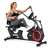 VANSWE Recumbent Elliptical Cross Trainer with Arms for Full Body Workout