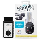 Simple Key, Key Fob and Key Programmer 3 Button Keypads, Key Replacement Remote Kit, Simple Key Programmer for Select Ford, Lincoln, Mercury, and Mazda Vehicles