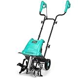 IncwBo 12'' 10.5AMP Corded Electric Garden Roto Tiller Cultivator Powerful