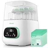 MOLWAY【Upgraded Baby Bottle Washer, Sterilizer and Dryer, All-in-One Pro Cleaning Machine for Bottles, Pump Parts & Baby Essentials, Effortless Care, Replaces Hand Washing