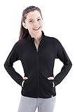 Covalent Activewear Girls' Stretchy Jacket for Warmups, Cheer, Gymnastics and Uniforms