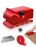 Cardboard Cutter for Cat Scratchers,Includes 10 Blades,3m nylon reusable strap,Non 3D Printed,DIY Cat Scratchers Cardboard Strip Tool,,Cardboard Cutting Machine for Cat Lovers (Red, Non-3D Printed)