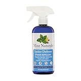 Mint Naturals Spider Shield – USDA Organic Peppermint Oil Spider Repellent | Indoor Use | 16 oz Made in USA