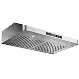 VIKIO HOME 30 Inch Under Cabinet Range Hood, 980CFM Fast Venting Ducted