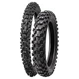 Tusk EMEX T-45® Front & Rear Tire Set 90/100x21 & 110/100x18 – Intermediate/Hard Terrain Knobby Off-Road Dirt Bike Tires for Motocross, Trail, and Enduro Riding