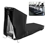 Rilime Treadmill Cover,Treadmill Cover Waterproof Outdoor Protective Cover, Dustproof Treadmill Covers with Zipper for Home Gym Indoor Outdoor(81" L x 37" W x 67" H)