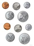 Teacher Created Resources (5337) Money - Coins Accents,Silver/Brown