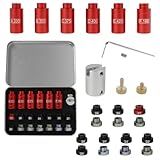 Headspace Gauge Comparator Kit, Headspace Gauge, Reloading Supplies and Equipment Measuring Caliber Tool, Comparison Set with Inserts and Measuring Aid for Reloading