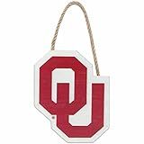 University of Oklahoma Shaped Hanging Wood Wall Decor - Small OU Decoration - Great Gift Idea