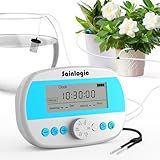 Sainlogic Automatic Plant Waterer for 15 Potted Plants, Smart Self Watering System with Humidity Monitor Display，Deep Root Irrigation, IP64 Programmable Timer for Vacation, Travel, Indoor Garden