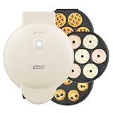 DASH MultiMaker® Treat Maker System, Mini Donuts, Waffle Bites, Mini Cupcakes - Cream