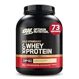 Optimum Nutrition Gold Standard Whey Protein Powder, Vanilla Ice Cream, 5LB | 24g 100% Whey Protein Per Serving, with BCAAs, Gluten Free, Banned Substance Tested, Easy Mixing, Muscle Support & Recovery