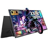 GWSGUT 23.8'' 2K 180Hz Portable Monitor QHD Wide 1440p VESA USB-C HDMI Large Second External Gaming Screen Built-in Stand Speakers, for Laptop Mac PS4/5 Xbox Switch HDR IPS Display (2k 180Hz, 23.8")