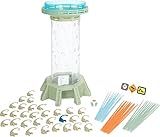 Mattel Games Jurassic World Dominion KerPlunk! Raptors Game with Tower, Sticks and Toy Velociraptor Dinosaurs, Toy and Collectible