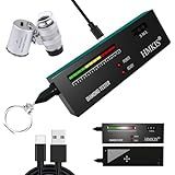HMKIS Diamond Tester Pen with 60X Jewelry Loupe (Non-Rechargeable)