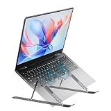 BTDD Laptop Cooling Stand with Detachable Cooler, Angle & Adjustable Height, Super Sturdy for up to 17 inch Laptop -Silver