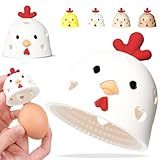 Egg Brush for Cleaning Fresh Eggs, Silicone Egg Scrubber & Washer for Farm Fresh Eggs, Egg Cleaner Brush Tool for Removing Residues from Chicken Coop, Egg Wash Brush for Backyard Chickens White