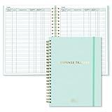 S&O Budget Expense Tracker Notebook - Monthly bill organizer to Stay Organized - Financial Spending Planner - Finance Budgeting Book - 200 Pages Ledger and Binder to Manager Your Money, 8.4” x 11.2”