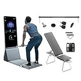 AEKE Smart Home Gym System- Fitness Mirror K1: AI-Powered All-in-One Fitness Machine for Full-Body Strength Training and Personalized Workouts (K1 Full Set+Free Accessories)