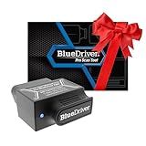 BlueDriver Bluetooth Pro OBDII Scan Tool for iPhone & Android - No Subscription Fee - OBD2 Car Scanner and Code Reader - Diagnose Check Engine, ABS, SRS, Airbag & 7000+ Issues on Vehicles 1996+