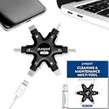 PurePort USB-C Multi-Tool Kit Repair & Clean Phone,Tablet,PC Ports (Black)