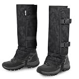 MDSTOP Snake Gaiters, Waterproof Snake Guards, Adjustable Snake Bite Protection for Lower Legs, Snake Chaps for Men & Women, Snake Proof Gaiters for Hunting,Hiking, Fishing, Farm Working