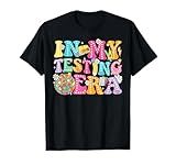 Groovy In My Testing Era Testing Day Teacher Boy Girl Kid T-Shirt
