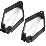 PAGOW Stainless Steel PLCC IC Chip Extractor, Motherboard Circuit Board Component Puller, Chip Extraction Puller Tool (2 PACK)