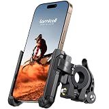 Lamicall Motorcycle Bike Phone Mount, 1s Lock Bike Phone Holder | No Block Camera Bicycle Cell Phone Holder Clamp, Scooter Bar Clip, Gifts for iPhone Pro Max, Galaxy S25 Ultra, 4.7-7" Phones