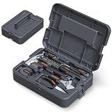 Teslong Basic Tool Kit for Home & Apartment, Compact Lightweight Tool Set for Beginners & Renters, Essential Tools for Quick Repairs with Screwdriver, Wrench & Hammer