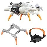2-in-1 Mini 3 Pro Drone Spider Foldable Heightening Landing Gear Extensions+ Propeller Holder Clip Propeller Strap, For DJI Mini 3 Pro Accessories