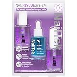 Nail Tek Rescue System – Nail Repair for Damaged Nails, Hydrate, Renew & Strengthen Nails Treatment, Made in Usa, 0.5 Fl Oz Each