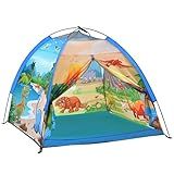 Mnagant Kids Play Tents,the World of Dinosaurs Tents for Kids Indoor/Outdoor fun, Dinosaurs Dome Playhouse for Boys & Girls,Durable and Breathable Premium Material, Perfect Kid’s Gift- 47" x 47" x 43"