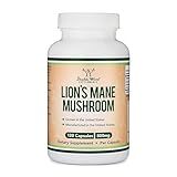 Organic Lions Mane Mushroom Capsules (120 Count), for Focus Support and Immune Health, Third Party Tested and Grown in The USA - by Double Wood