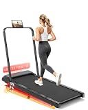 Walking Pad Treadmill 10% Incline, Foldable Handle, Under Desk Treadmill