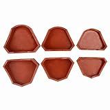 6pcs Dental Lab Silicone Plaster Model Former Base Molds Mould S+M+L Size Tray Red Or Blue Color