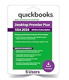 QB Premier Plus 2024 | 5 User's | NO DVD | Lifetime Version | Amazon Message Delivery(Within 12hrs) | Only PC, Not for Mac | 100% Money Back Guarantee