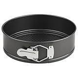 Novery Springform Pan 9" Nonstick - Cheesecake Pan with Removable Bottom, Spring Form Round Baking Cake Mold for Cheesecake or Pie,Bakeware Accessories,Baking Gadgets-Matte Black