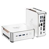 KAMRUI Pinova P2 Mini PC, AMD Ryzen 7330U(4 Cores, 8 Threads, Up to 4.3GHz), 16GB RAM 256GB SSD, Zen3 Architecture 7nm Processor, 8MB L3 Smart Cache Mini Computers,Triple 4K Display Home/Business