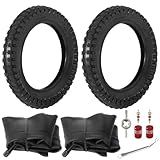 KAMIER 12.5x2.75 (12-1/2x2.75) Tires and Inner Tube Set for Razor Electric MX350 MX400 ZR350 SX350 Dirt Bike E-zip E500 E750 X-Treme X-560 Kids Scooter Mini Dirt Bike 12.5x2.5 Tire Tube Parts (2 Pack)