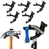 LITGURU 6pcs Storage Shed Hooks for Suncast: U Tool Hangers Compatible with Suncast/Craftsman Shed Tool Hooks Storage Shed Shelves Accessories Utility Double Head Design Garden Storage Shed Hanger