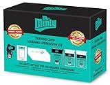 Card Grading Kit | Card Cleaning Kit | 20x Magnifier, Centering Tool, Microfiber Cloths, 300 Sleeves & Holders for Sports & TCG | Substance Free.