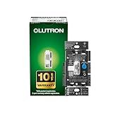 Lutron Ariadni/Toggler LED+ Dimmer Light Switch for Dimmable LED, Halogen and Incandescent Dimmer Switch, 150W, Single-Pole/3-Way, AYCL-153P-WH, White