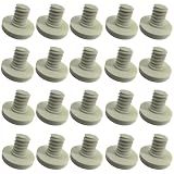 20 PCS Replacement Bolts Compatible with Suncast Storage Sheds for Suncast/Craftsman Resin Storage Sheds, Replacement Screws Compatible with Suncast Storage Sheds Shed Accessories (20, White, 3/8)