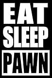 Eat Sleep Pawn| Gift Notebook for a Pawnbroker, Medium Ruled Journal