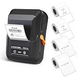 SUPVAN T50M Pro Bluetooth Label Maker Machine with 4 Tapes, Wide Waterproof Label, Versatile App with 30+ Fonts and 660+ Icons, Inkless Labeler for Home, Kitchen, School, Office Organization, Set 3