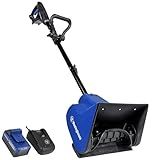 Westinghouse WSnow11S 24V Cordless Snow Shovel 11 Inch Kit, 24V 4Ah Battery, Fast Charger, Electric Snow Shovel with 20ft Throwing Distance, Plows 75lbs/min, Compatible with Snow Joe Batteries