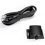 Universal Bass Control Knob for Car Amplifier, Bass Knob for Amp 4-Pin Extension Cord for Subwoofer 3.5m/13ft Cable, Compatible with Most Car Amplifiers (Black, 3.5m)